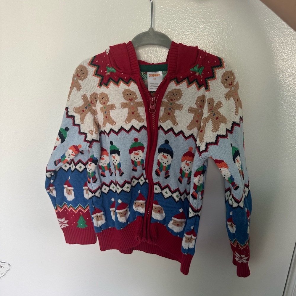 Gymboree Red and Blue Holiday Jacket